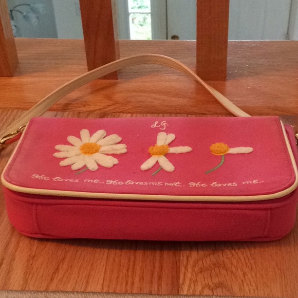 Lulu Guinness of London HE LOVES ME/NOT Pochette!! - Picture 3 of 14